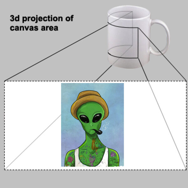 Alien Tattoo Mug Thumbnail